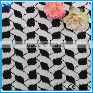 Knit Jacquard Soild Dyed Soft Cotton Polyester Spandex Fabric for Ladies Garment thumbnail-1