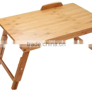 Bamboo Laptop Table /Bamboo Notebook Computer Desk thumbnail-1