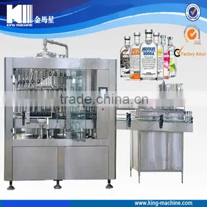 Automatic Vodka / Alcohol Bottle Filling Machine / Line thumbnail-3