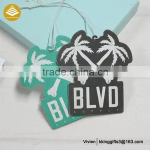 For Wholesale Hanging Decorative Poppy Scent x Shape Paper Car Air Freshener thumbnail-2