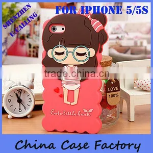 Fashion TPU PC Shockproof Silicon Case For IPhone 5s thumbnail-1