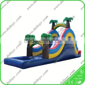 Climb With Cover Durable Wahoo Inflatable Water Slide thumbnail-1