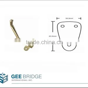 0205106 Solid Brass Wall Mounted Connector Handrail Support Holder Bracket thumbnail-1