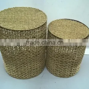 Very Nice Seagrass Laundry Baskets thumbnail-1