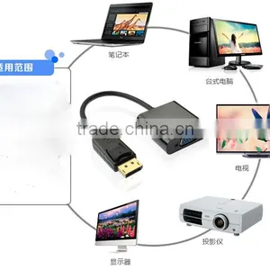 15cm 1080P HD DP to VGA Adapter Cable thumbnail-6