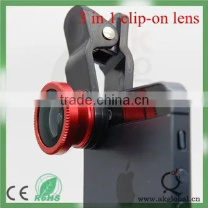 Universal Magnetic 3 in 1 Lens for Smartphones With 180 Degree Wide Lens thumbnail-2