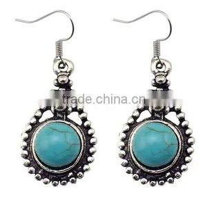 New Arrival Charming Water Drop Turquoise Drop Earrings Fashion Jewelry thumbnail-2