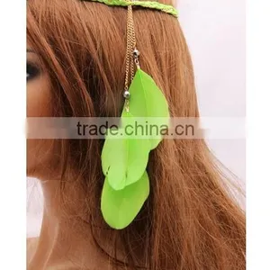 2016 Hot Selling Boho Style Feather Tassels Head Jewelry Hairband thumbnail-3