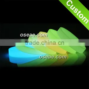 Custom Silicone Wristband Glow in the Dark for Promtional thumbnail-1