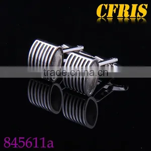 Strip Enamel Cufflink thumbnail-1