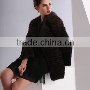 2015 Wholesale Shotr Whole Mink Women's Fur Coat on Sale thumbnail-2