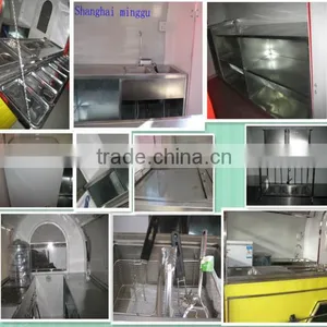 Comercial Summer Hot Sell Stainless SteelMobile Street Food Vending Cart/Kiosk for Sale With Kitchen thumbnail-6
