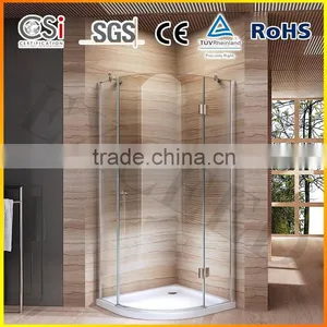 Wall to Wall Shower Screen 1200x1900mm Hinge thumbnail-2