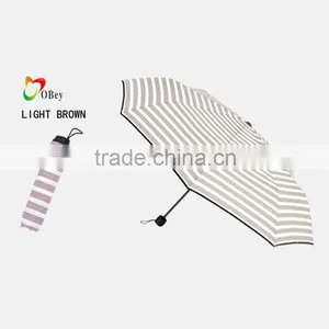 Color Assorted Stripe Mini Umbrella thumbnail-4