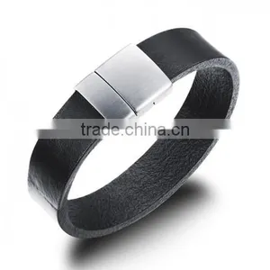 Guangzhou Gemstone Jewelry Market Leather Width Bracelet thumbnail-1
