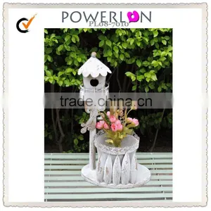 Mkono Self Watering Planter Watering Plant Pots Wrought Iron Home Decor Flower Pots thumbnail-1