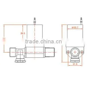 Water Feeding System Auto Solar Water Solenoid Valve Magnetic Valve Sensor Sanitary Ware thumbnail-2