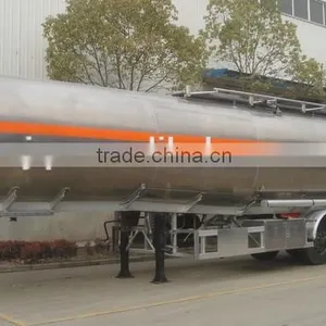 Stainless Steel Tank Semi-trailer 40000- 45000 Litres Fuel Tanker Truck Capacity thumbnail-3