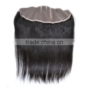 Virgin Natural Color Unprocessed Brazilian Lace Frontal Closure 13*4 thumbnail-2
