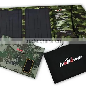 Multi-function 5V 12V 18V Folding 30W Solar Cell Phone Charger thumbnail-1