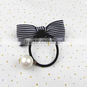 Custom Made Happy Hair Tie Pearl thumbnail-1