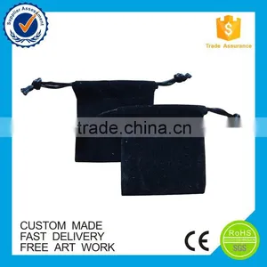 Printing Logo Custom Velvet Jewelry Bag for Metal Lapel Pin Badges thumbnail-6