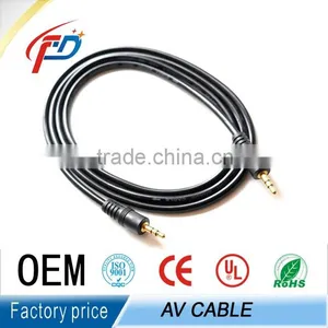 Factory Wholesale Jack 3.5 Plug Audio Cable av Extension Cable Male to Female thumbnail-5