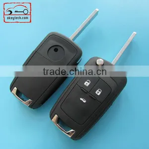 Okeytech Flip Key Chevrolet Cruze 3 Buttons Flip Key Cover for Chevrolet Cruze Key thumbnail-1