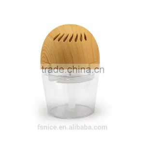 KM-03L Wood Grain 150ml Mini USB Air Purifier Bottle Cap Air Purifeir for Car thumbnail-2