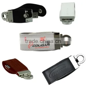 Flash Drive Leather Usb Stick, Pen Drive Leather Usb 8gb, Leather Usb Flash Drive With Keyring thumbnail-2