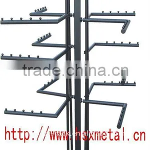 High Quality &Ajustable New Style Display Shelf Metal Clothes/underwear Drying Display Rack HSX-112 thumbnail-1