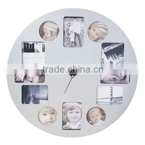 16 Inch Round Clock With Photo Frame/Photo Frame Clock YZ-3181A thumbnail-1