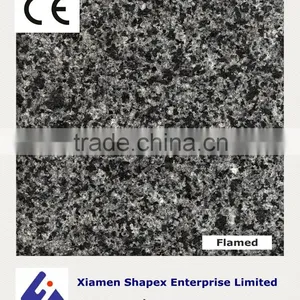 Zimbabwe Black Granite Floor Tiles With Superior Quality thumbnail-1