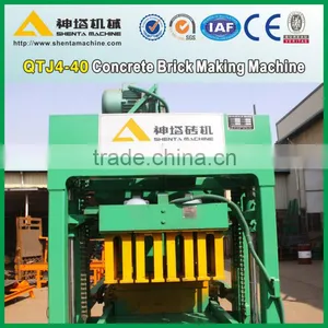 QTJ4-40 Semi -automatic Hollow Cement Brick Making Machine Cost thumbnail-1