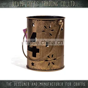 Wholesale Bucket Shape Custom Unique Vintage Home Decor thumbnail-3