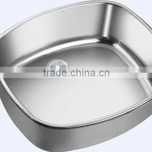 Yacht,Boat,Train and Public Mobile Toilet Used Stainless Steel 304 Rectangular Hand Wash Basin Kitchen Sink GR-Y539C thumbnail-4