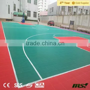 TempoTile Smooth - Interlocking Plastic Tiles for Basketball Evens thumbnail-1