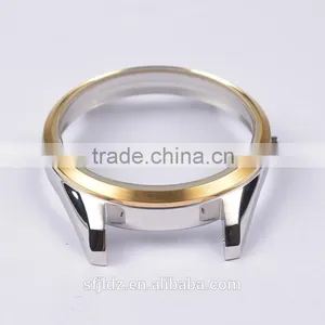 OEM 316 Stainles Steel Watch Case Vacuum Plating Rose Gold Bezel Watch Case Men thumbnail-2