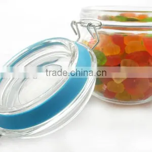 Food Grade Glass Airtight Jars With Clamp Lid thumbnail-3