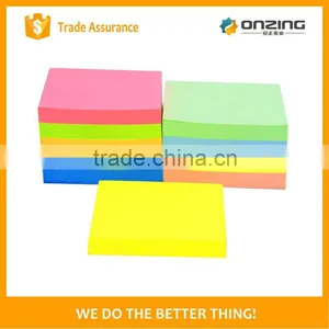 Onzing Good Quality Standard Color Paper Memo Note Cube thumbnail-1