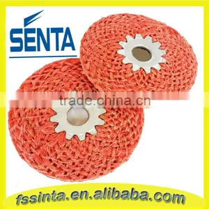 4 Inch Red Sisal Wheel For Polishing thumbnail-1