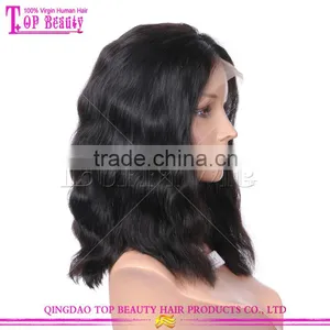 Qingdao Factory Price Large Stock Short Bob Wig 100% Brazilian Human Hair Wig thumbnail-3