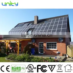Domestic Independent Solar Photovoltaic System With 400W Solar Panels Inverter Controller and Battery thumbnail-1