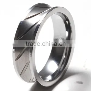 Mens Dome Yellow Gold Celtic Tungsten Ring thumbnail-5
