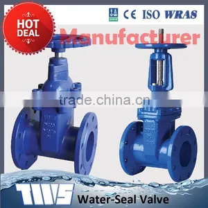 ANSI Pn16 Flange Manual Gate Valve Cad Drawings thumbnail-1