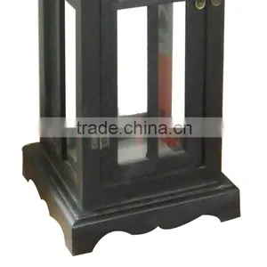 Large Decorative Lanterns Black Candle Holder thumbnail-5