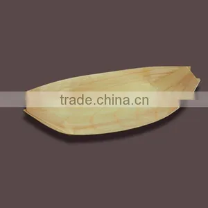 High Quality Sushi Wood Pine Boat thumbnail-1