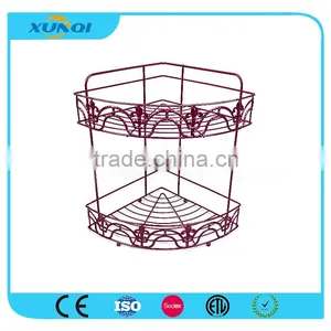 2 Tier Chrome Wire Storage Rack for Bathroom /Corner Rack/Shower Caddy/Bathroom Shelver DSCN1437 thumbnail-1