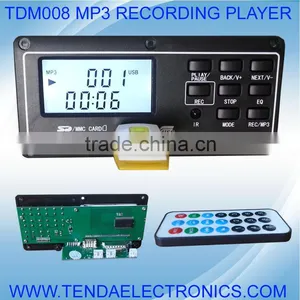 Digital MP3 Playback Recording Module With LCD , Digital Audio Recording Module thumbnail-1