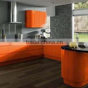 The Most Popular Modern Design Modular Wood Kitchen Cabinet thumbnail-1